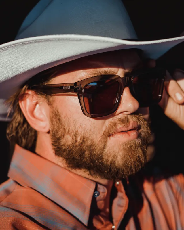 Eldo Sunglasses - Gray Smoke & Bronze sold by Dixxon