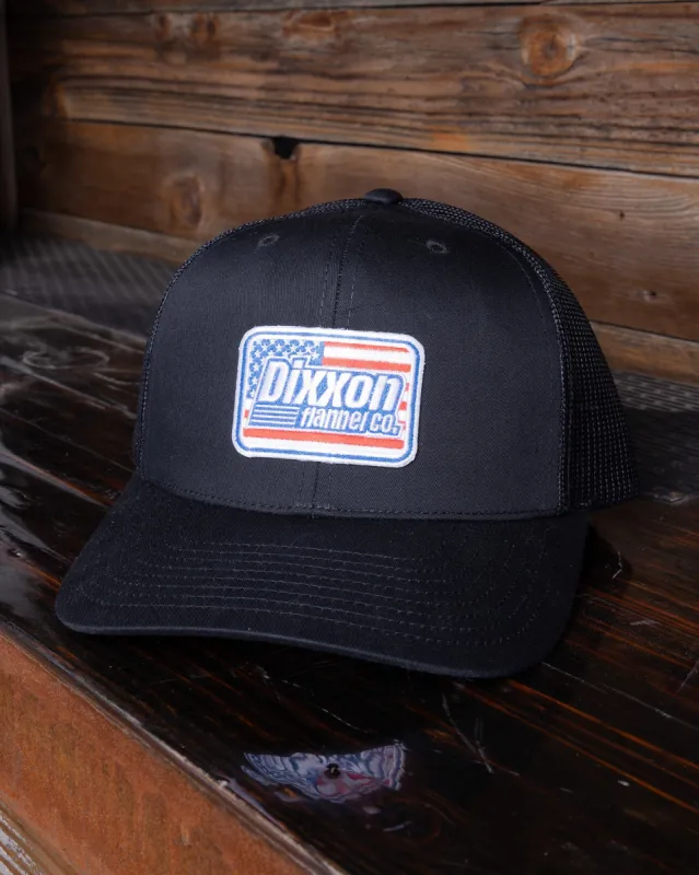 Murica Curved Bill Trucker Snapback made by Dixxon