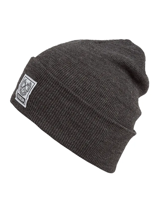 Ribbed Beanie - Dark Heather Gray sold by Dixxon