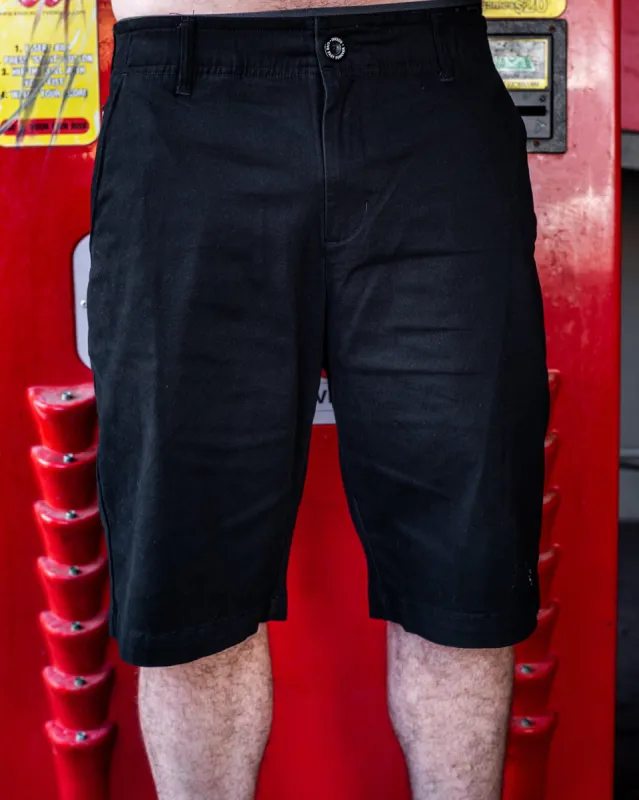 Chino Shorts - Black sold by Dixxon
