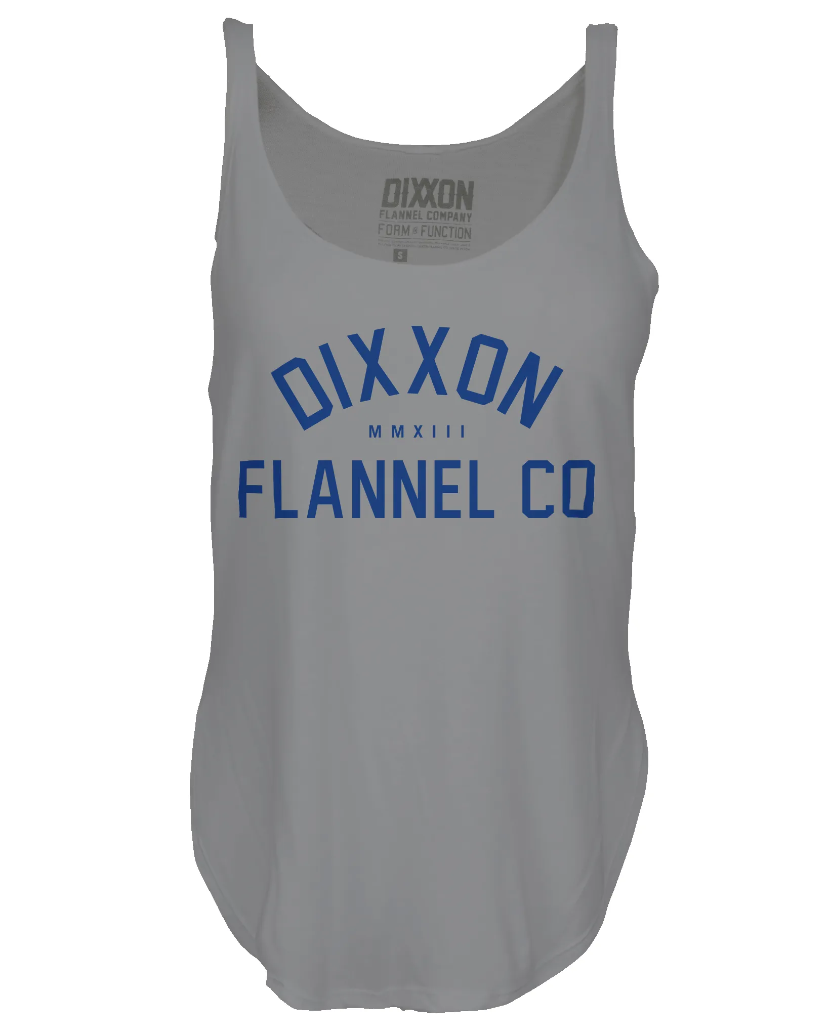 Women's Race Classic Flowy Tank - Gray & Blue sold by Dixxon product image thumbnail 2