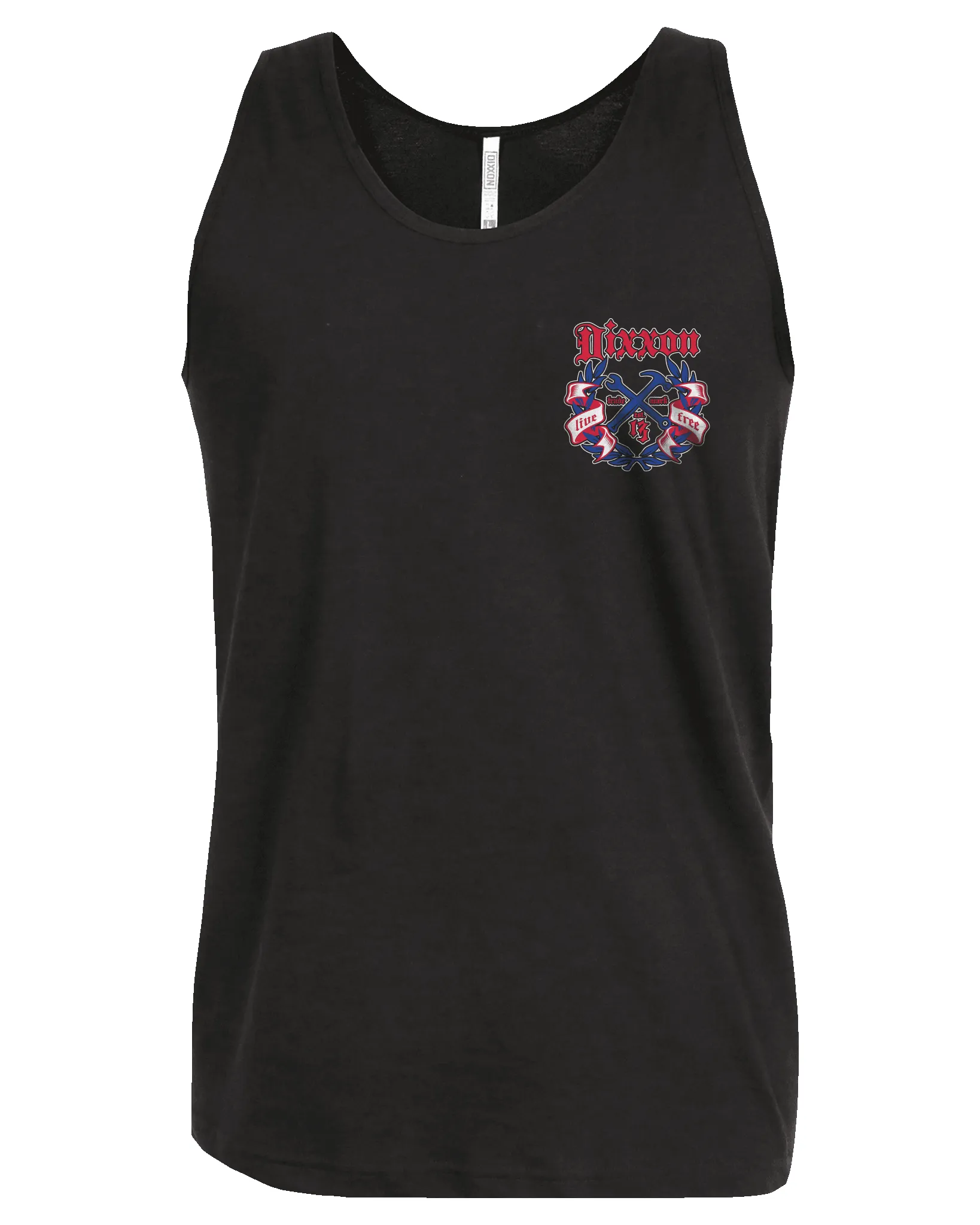 Live Free Award Crest Tank - Red, White, & Blue sold by Dixxon product image thumbnail 3