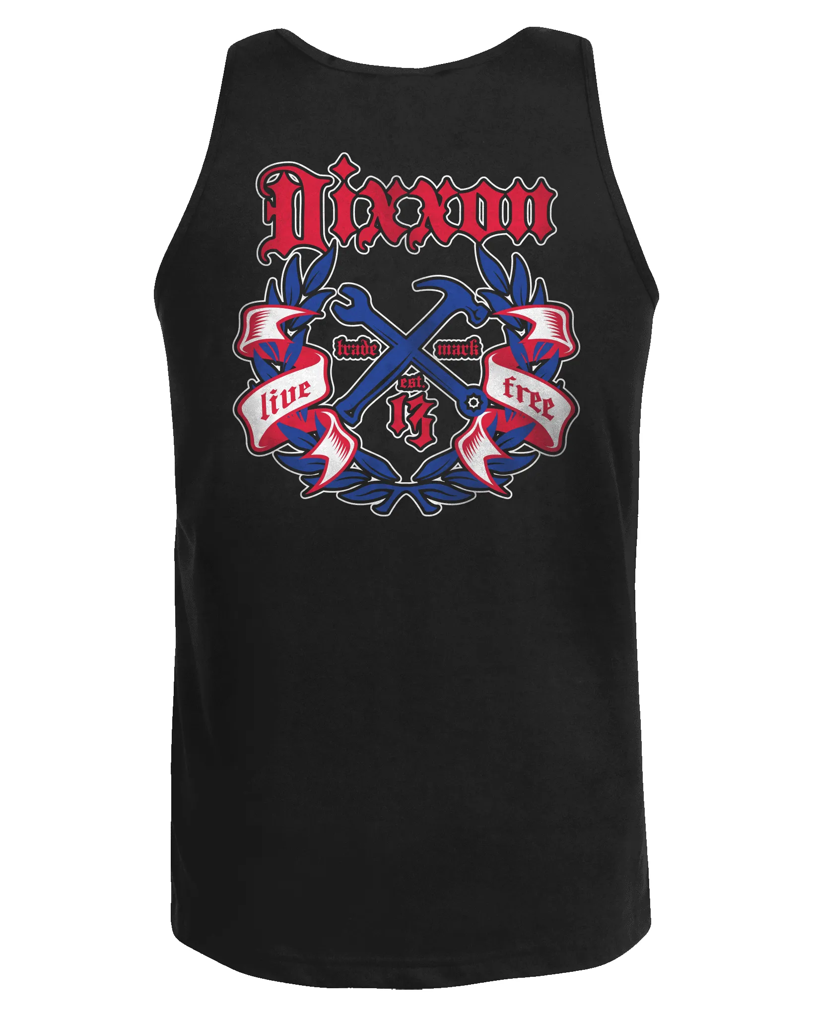 Live Free Award Crest Tank - Red, White, & Blue sold by Dixxon product image thumbnail 2