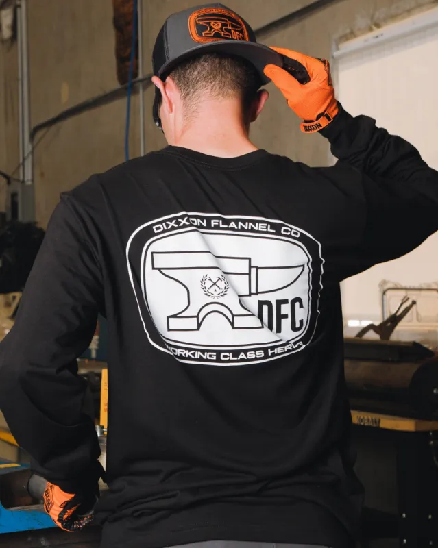 Checkpoint Long Sleeve T-Shirt - Black sold by Dixxon