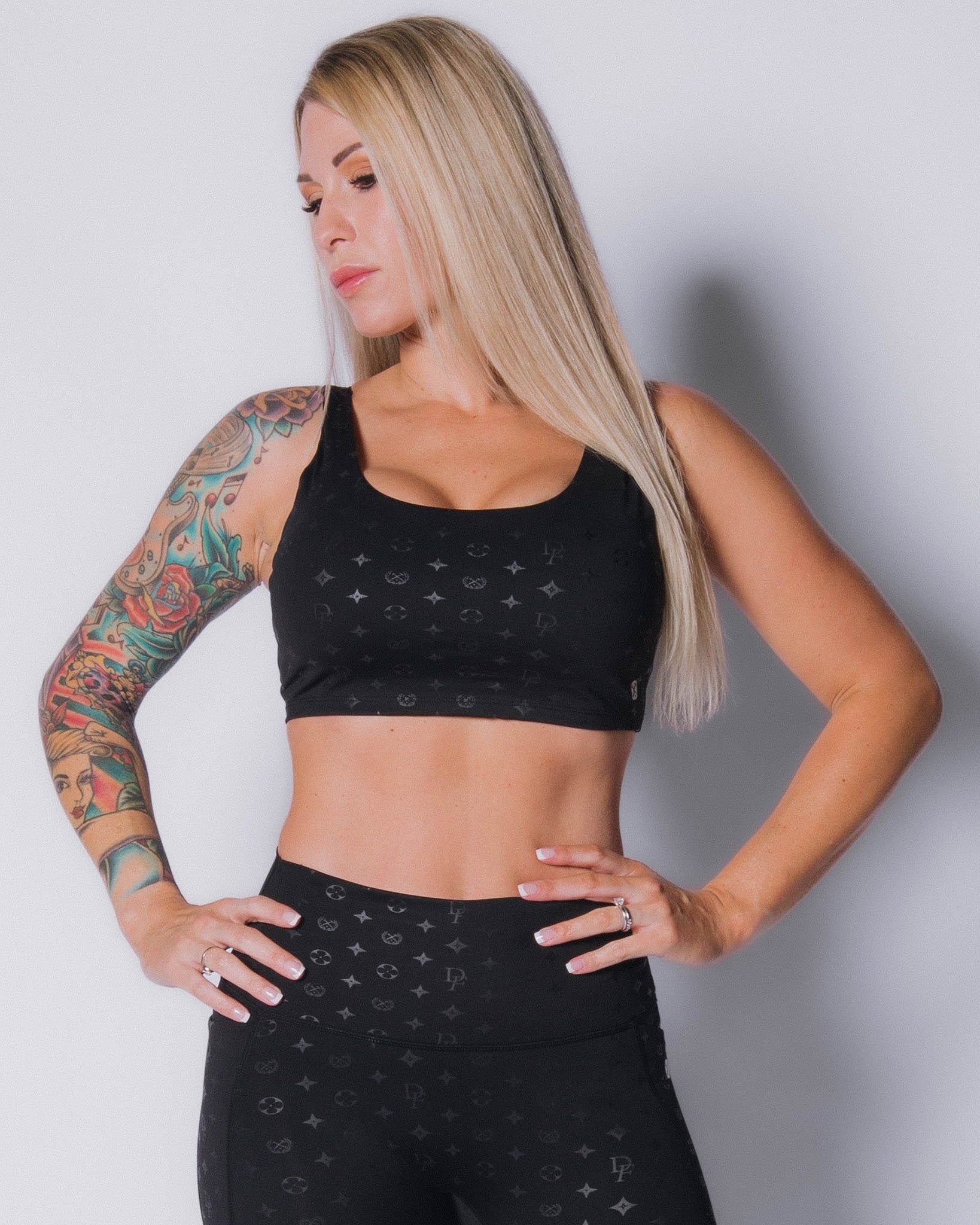 Women's Bougie Classic Sports Bra - Black sold by Dixxon