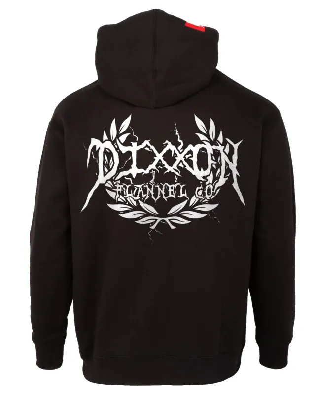 White Electric Crest Zip Up - Black sold by Dixxon