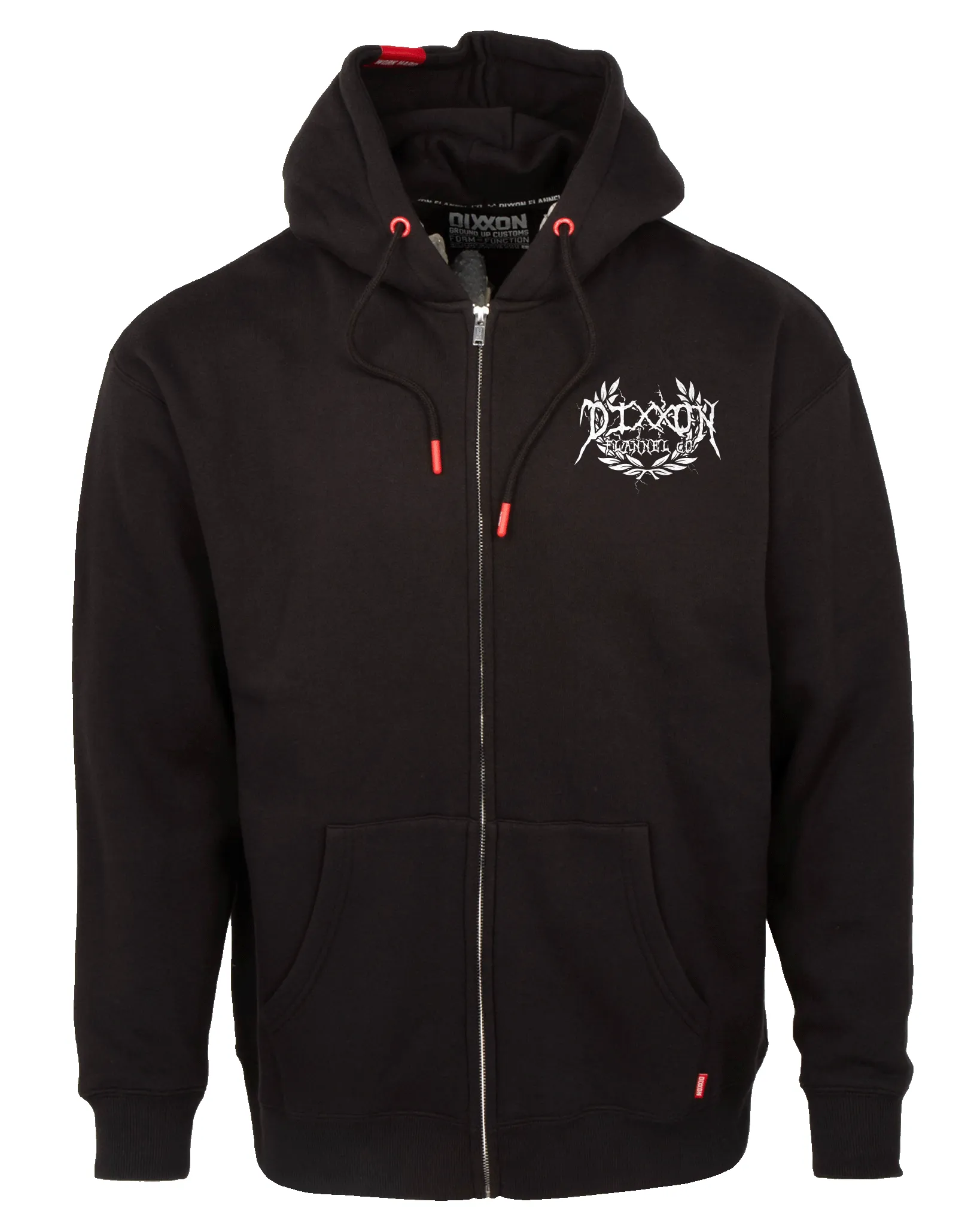 White Electric Crest Zip Up - Black sold by Dixxon product image thumbnail 2