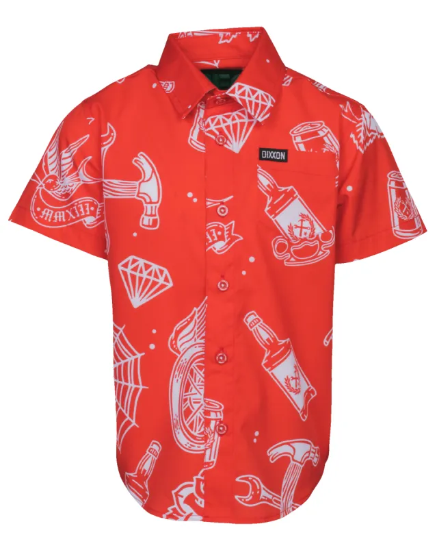 Youth Party Boy 10 YR Party Shirt - Red sold by Dixxon