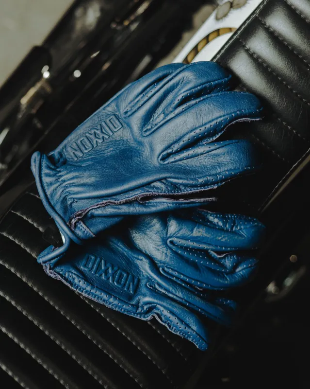 Roper Leather Moto Gloves - Steel sold by Dixxon