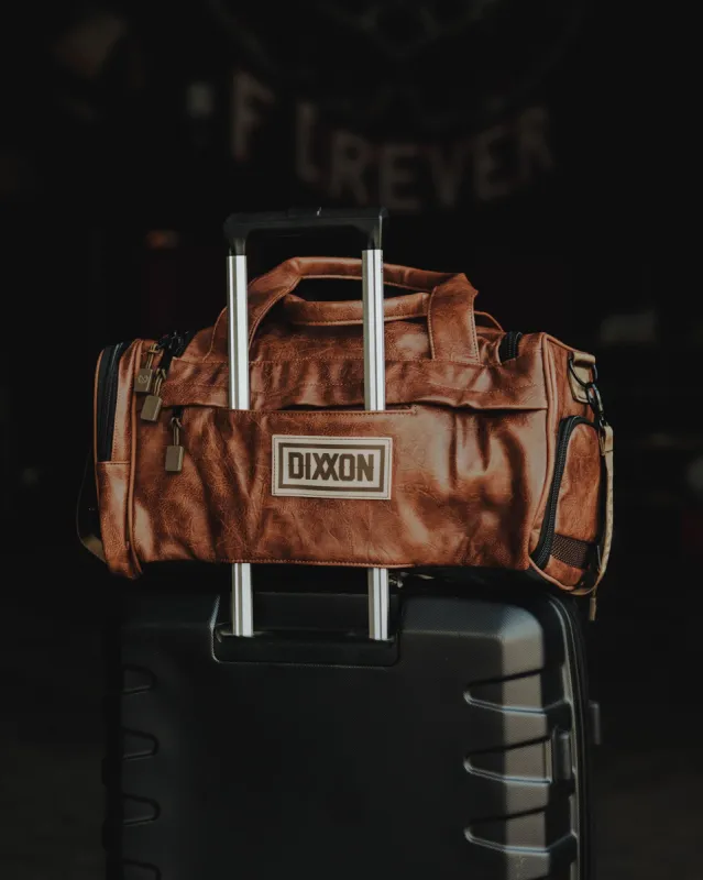 Duffel Bag - Brown Distressed Leather sold by Dixxon