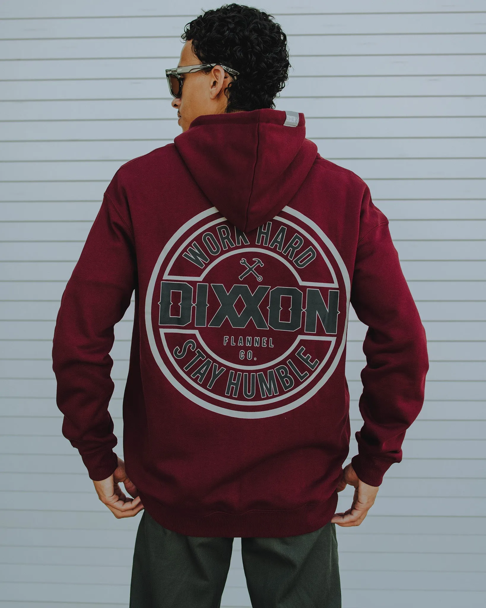 Gray & Black Corpo Zip Up - Maroon sold by Dixxon