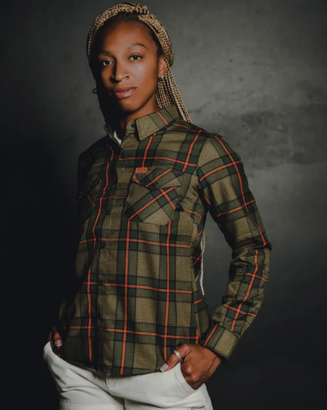 Women's Black Hawk Flannel made by Dixxon
