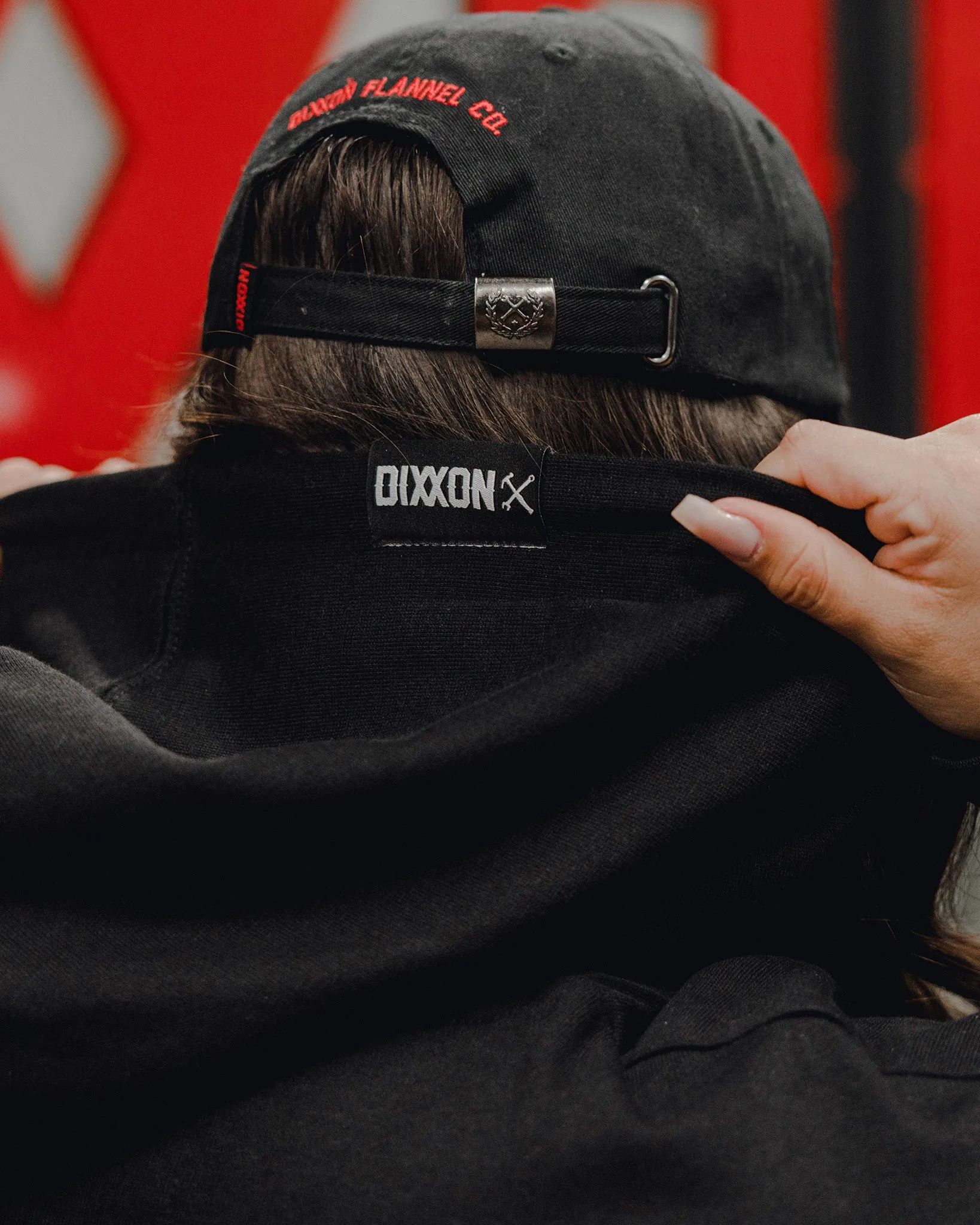 Women's White Corpo Lightweight Pullover Hoodie - Black sold by Dixxon product image thumbnail 3