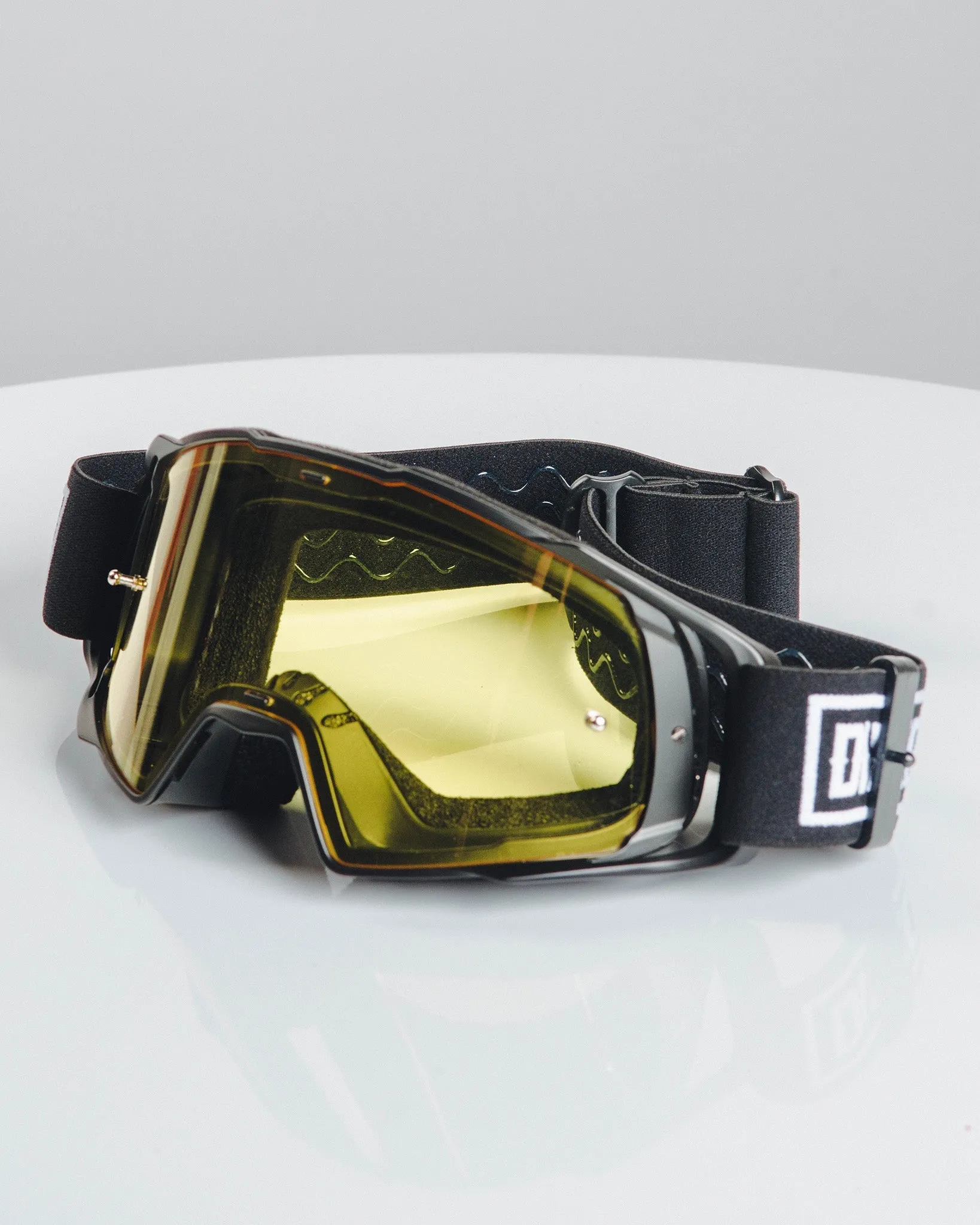 Contender MX Goggles Sand - Black & White / Yellow Lens sold by Dixxon