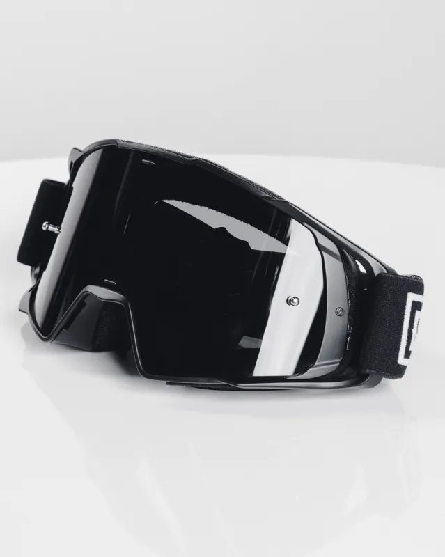 Contender MX Goggles - Black & White / Gray Lens sold by Dixxon
