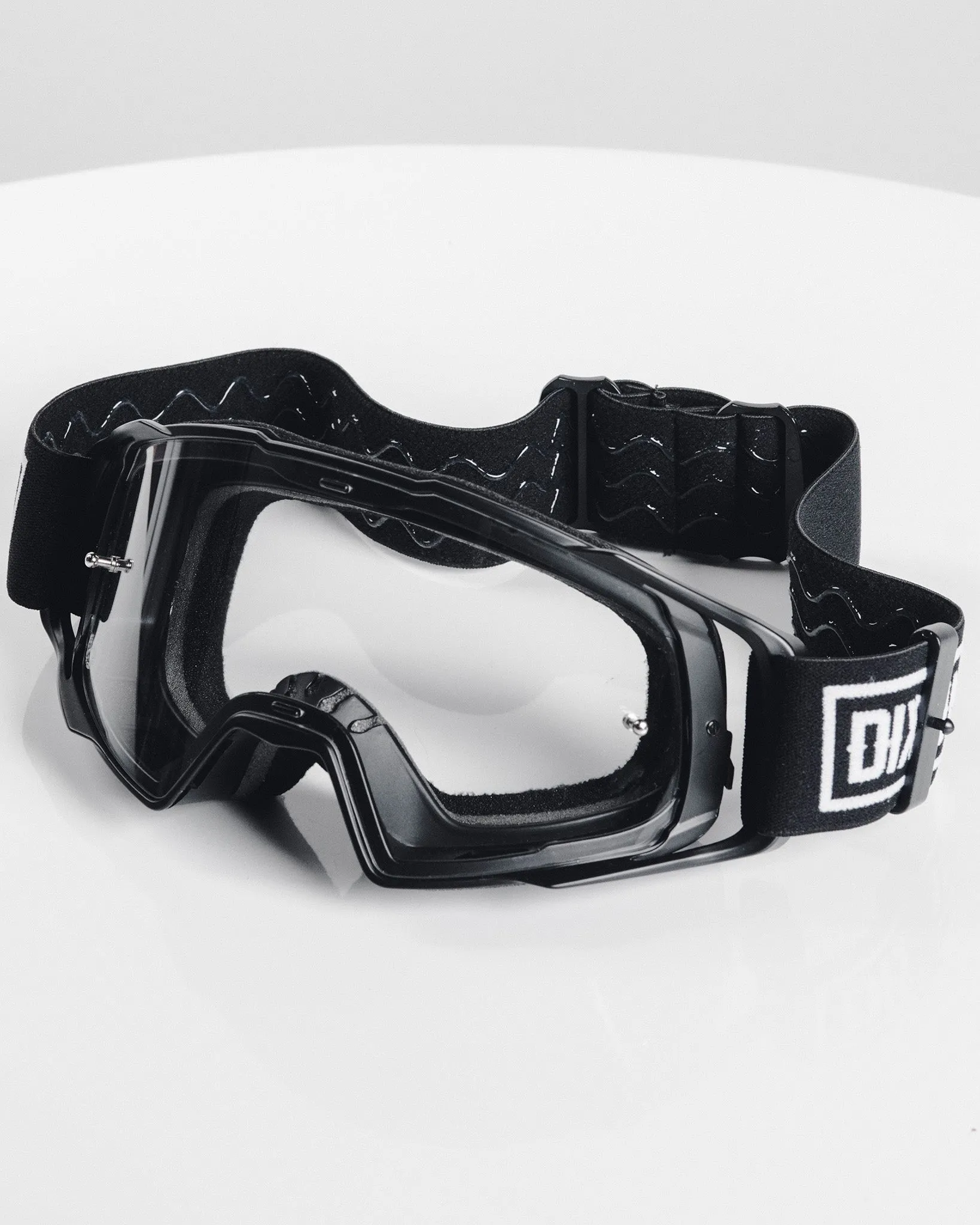 Contender MX Goggles - Black & White / Clear Lens sold by Dixxon