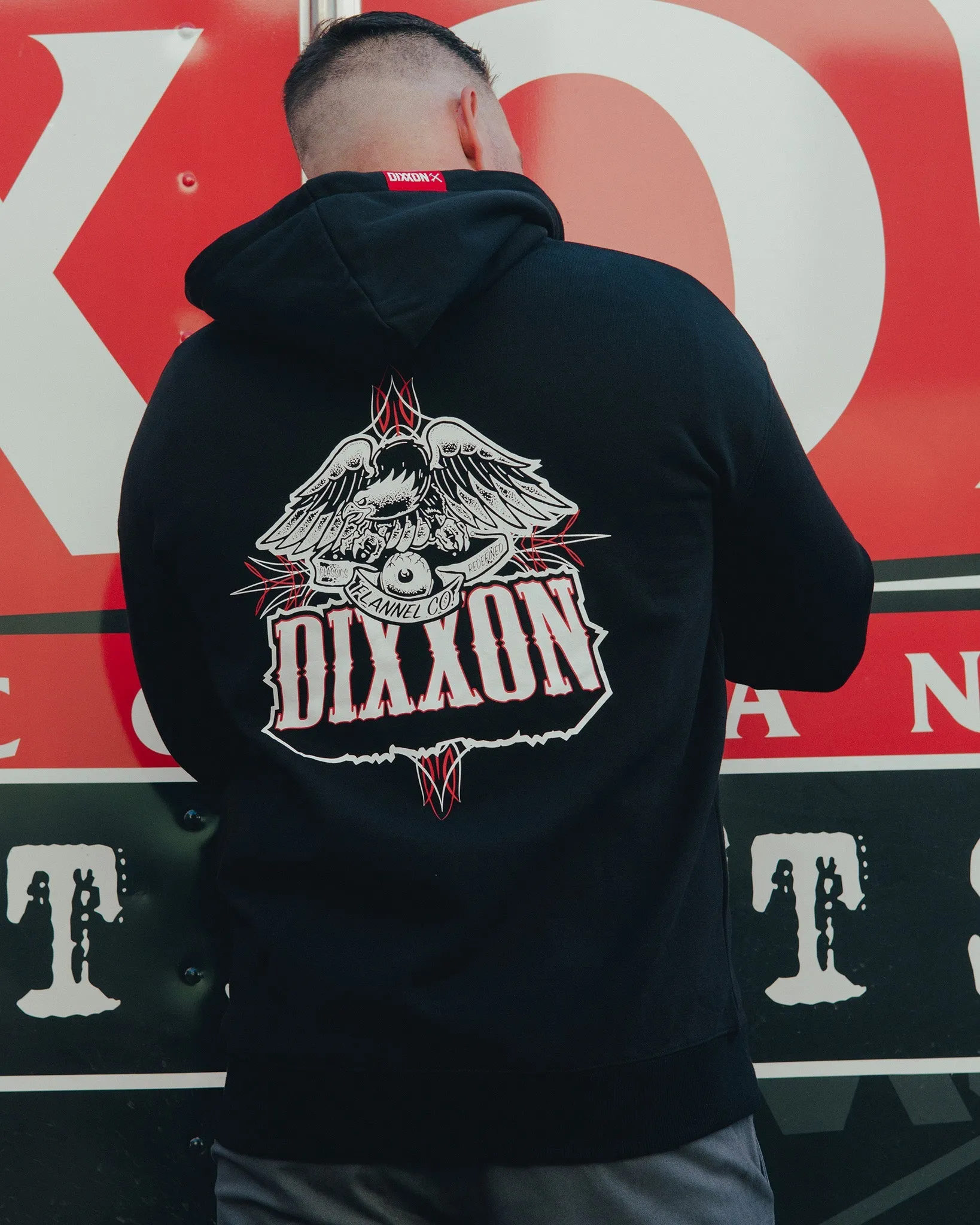 Eagle Eye Zip Up - Black sold by Dixxon
