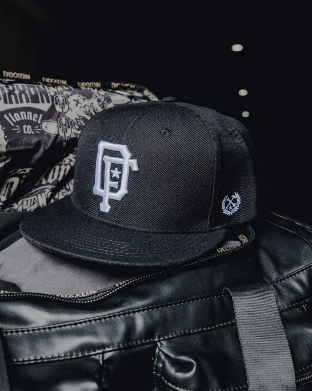 Blackout Big League Flat Bill Snapback made by Dixxon