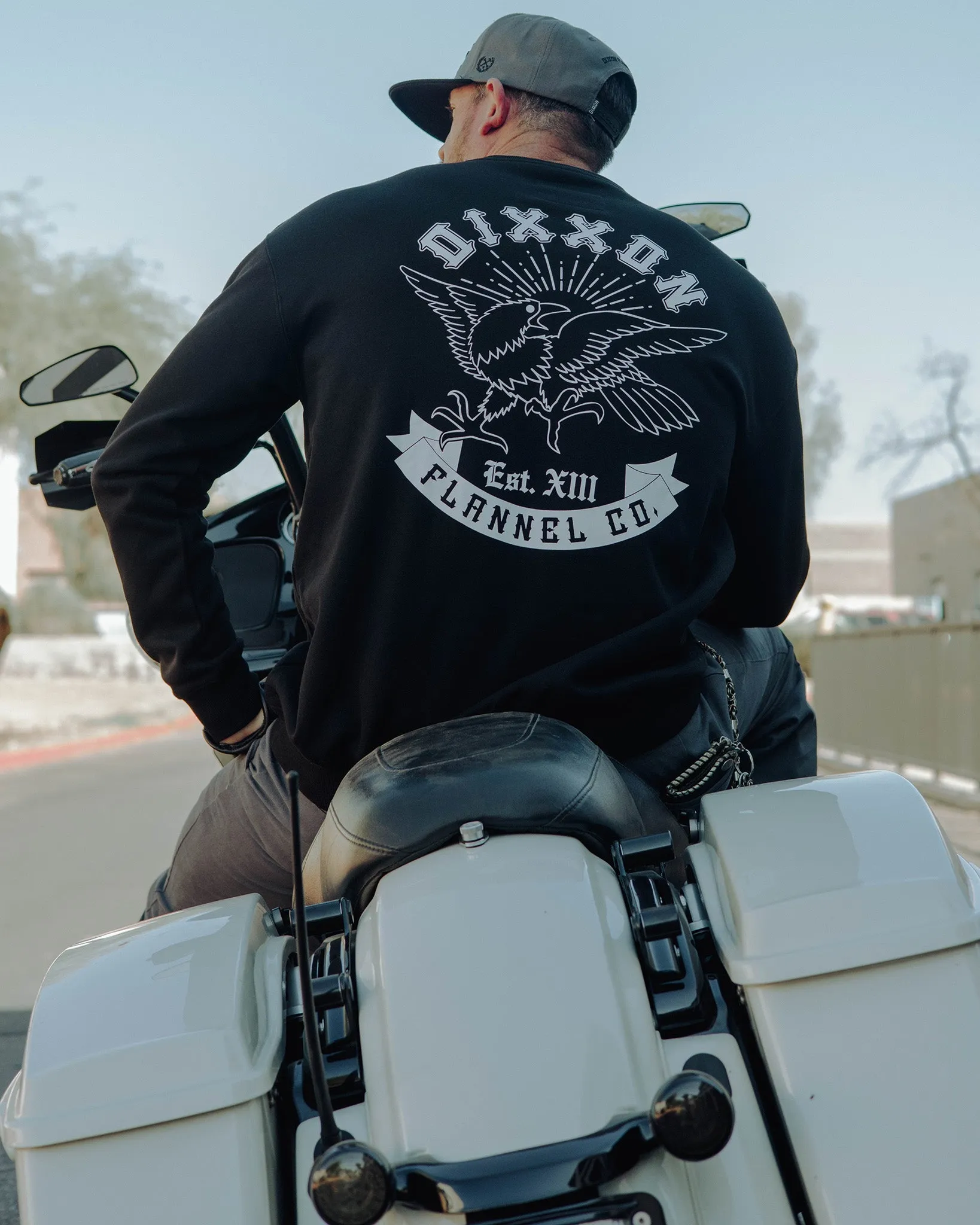 Raven Crewneck Sweatshirt - Black sold by Dixxon product image thumbnail 3