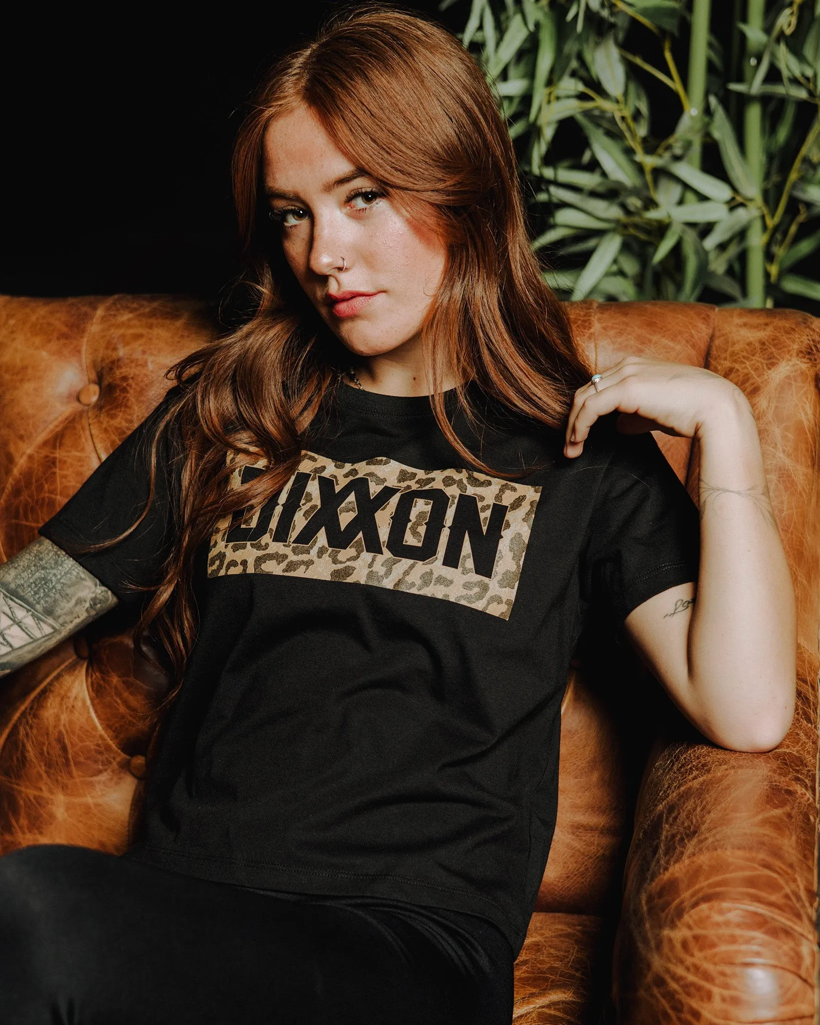 Women's Leopard Crop Top - Black sold by Dixxon product image thumbnail 2