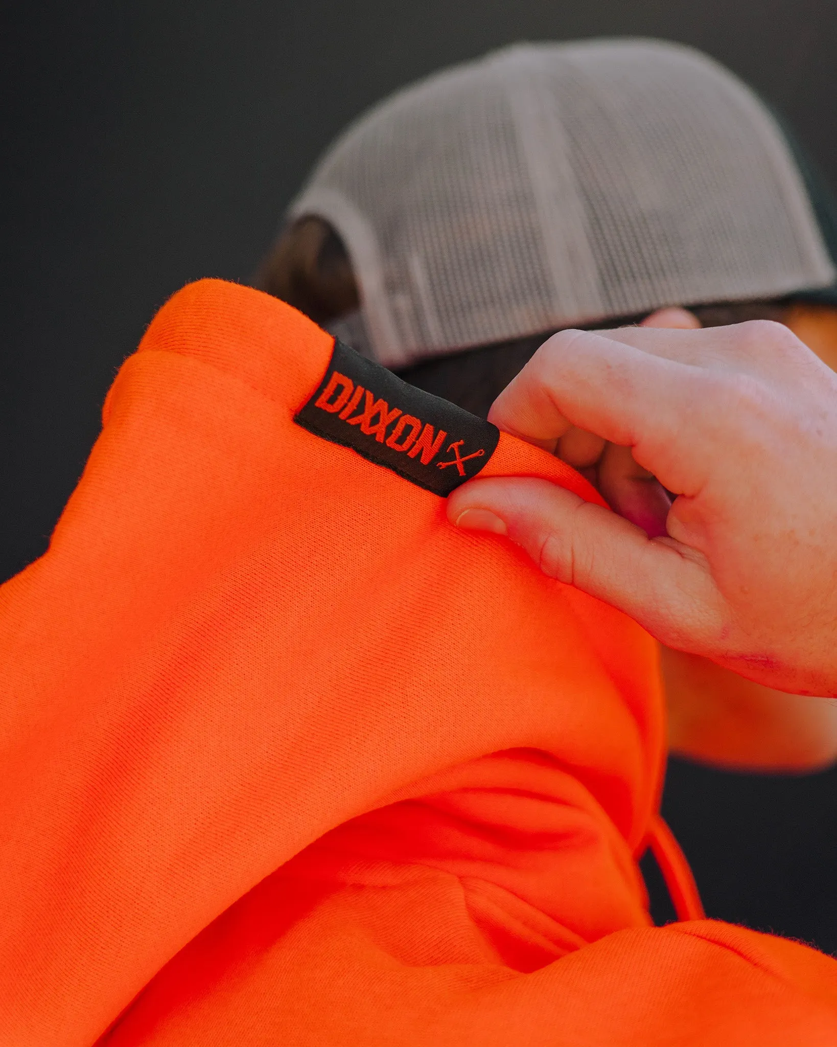 Black Box Crest Pullover Hoodie - Safety Orange sold by Dixxon product image thumbnail 4