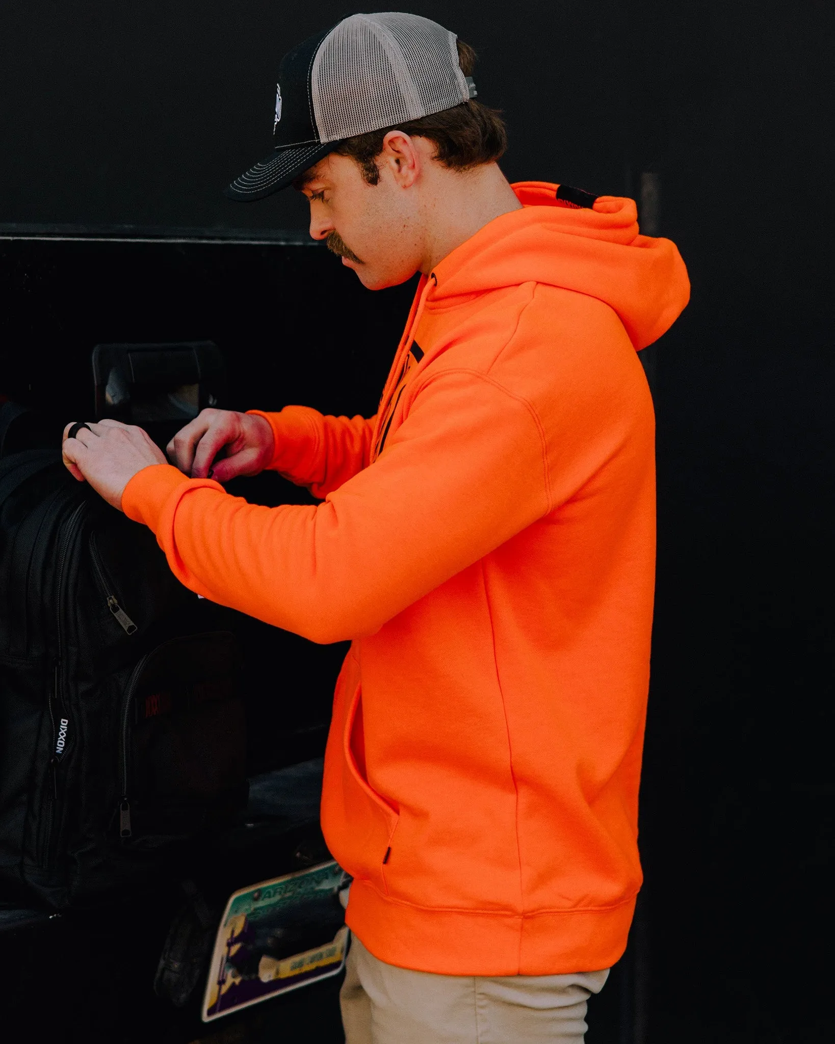 Black Box Crest Pullover Hoodie - Safety Orange sold by Dixxon product image thumbnail 3