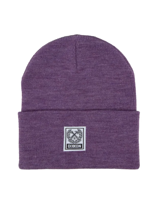 Ribbed Beanie - Purple sold by Dixxon