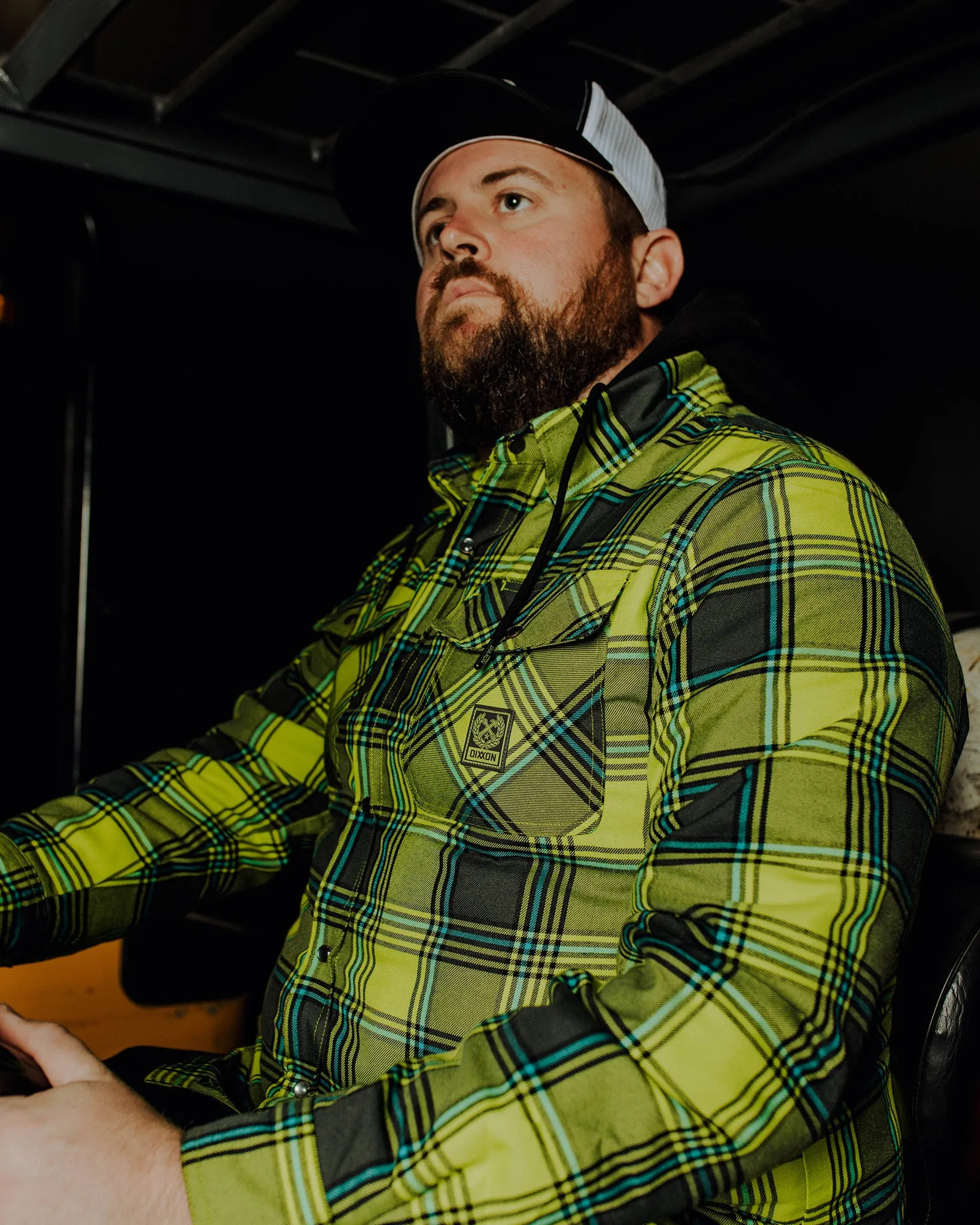 Jobsite Hooded Flannel Jacket sold by Dixxon product image thumbnail 4