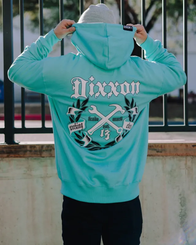 Black & White Award Crest Zip Up - Tiffany sold by Dixxon