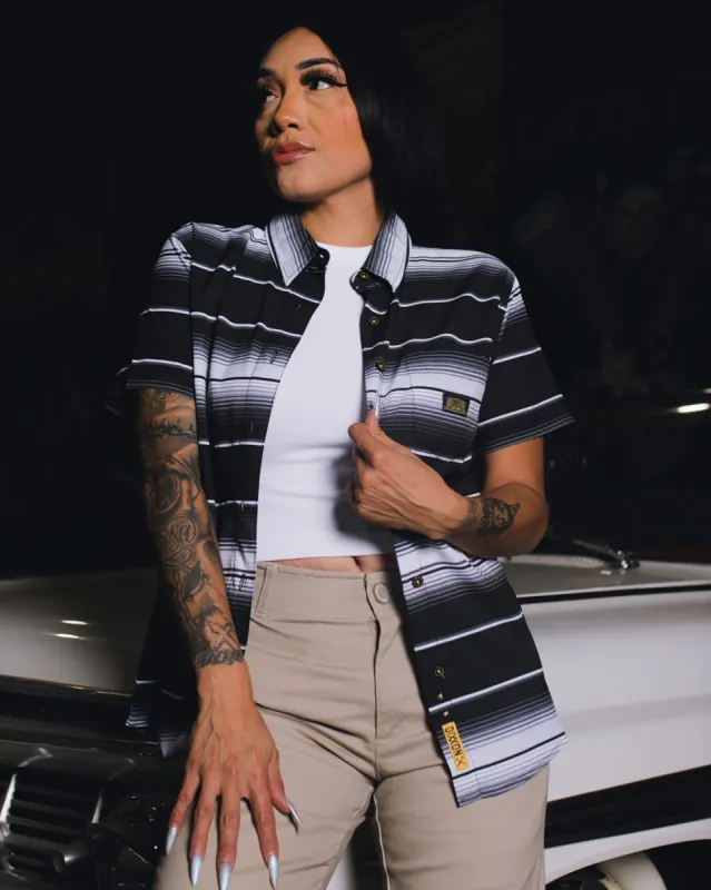 Women's Low Low Party Shirt - Gray sold by Dixxon