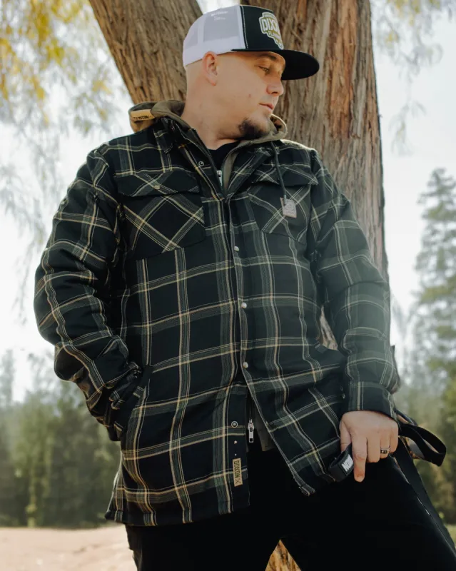 EDC Hooded Flannel Jacket sold by Dixxon