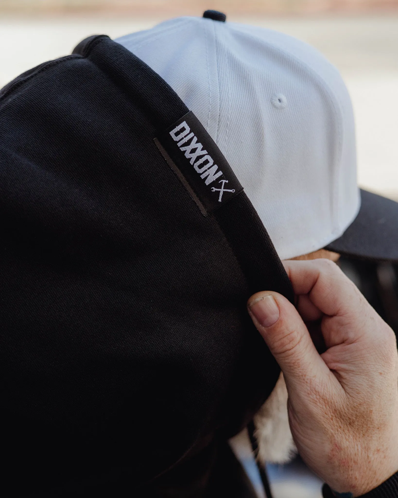 White Bolt Pullover Hoodie - Black sold by Dixxon product image thumbnail 4