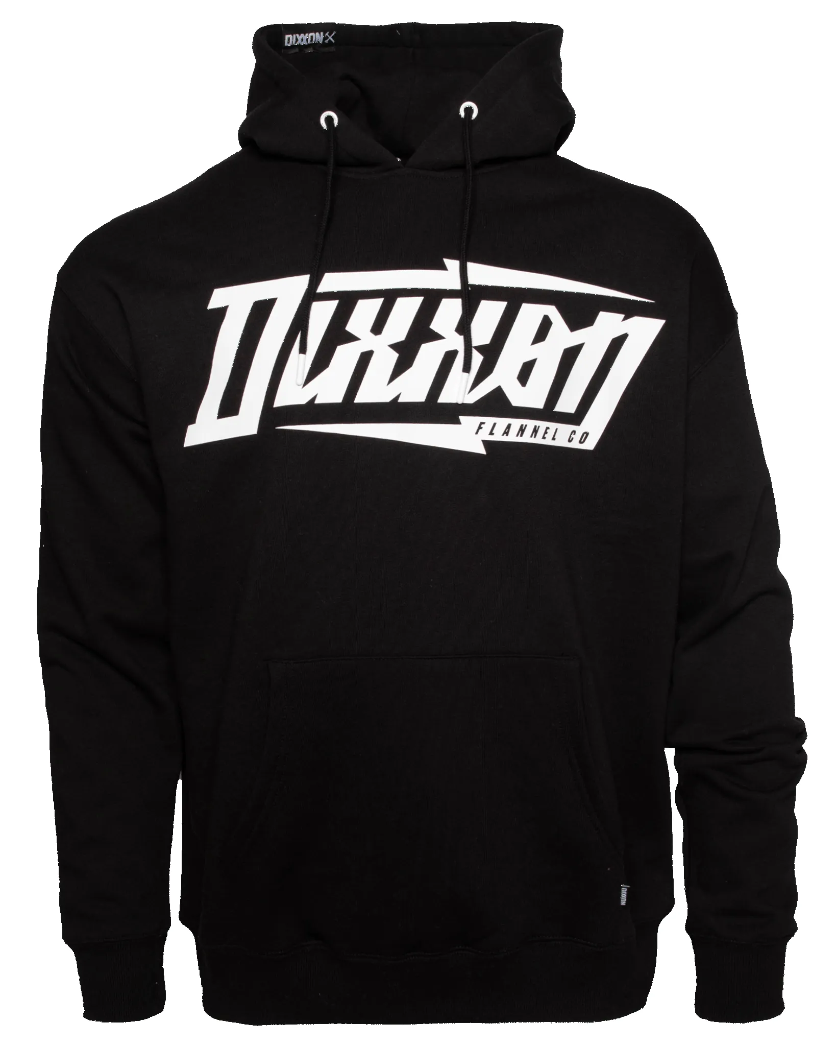 White Bolt Pullover Hoodie - Black sold by Dixxon product image thumbnail 2