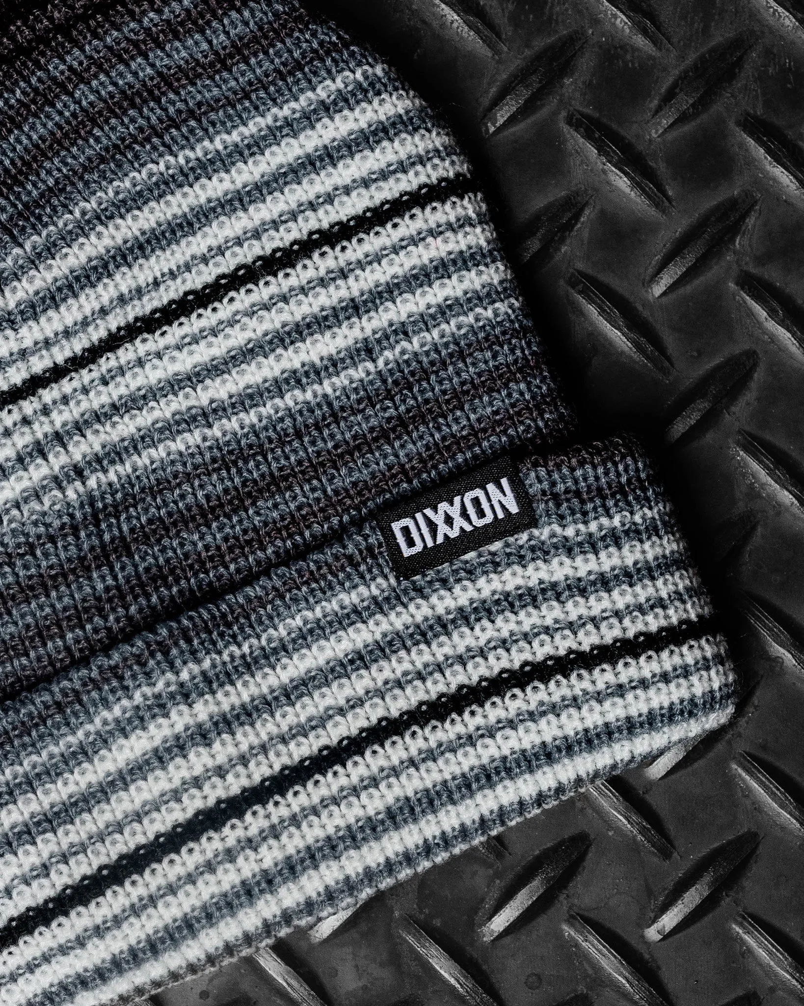 Dock Beanie - Black & Gray Serape sold by Dixxon product image thumbnail 2