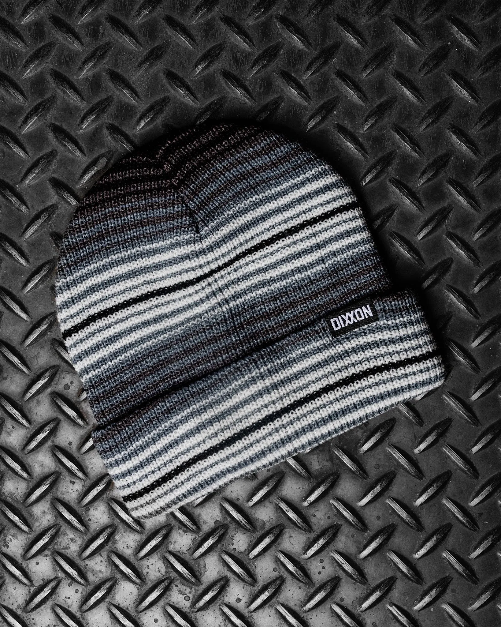 Dock Beanie - Black & Gray Serape sold by Dixxon