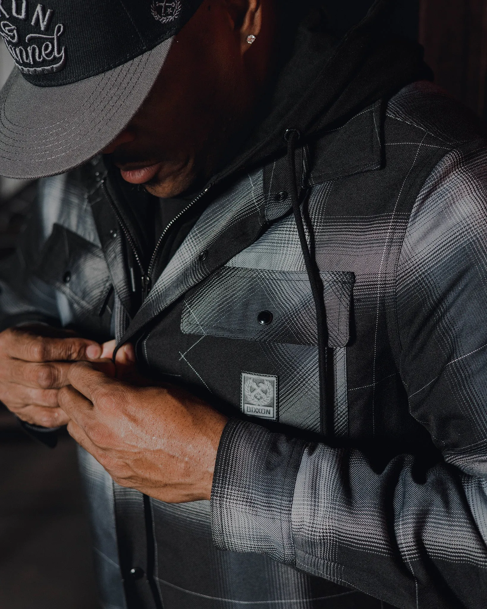 Destroyer Hooded Flannel Jacket sold by Dixxon product image thumbnail 5