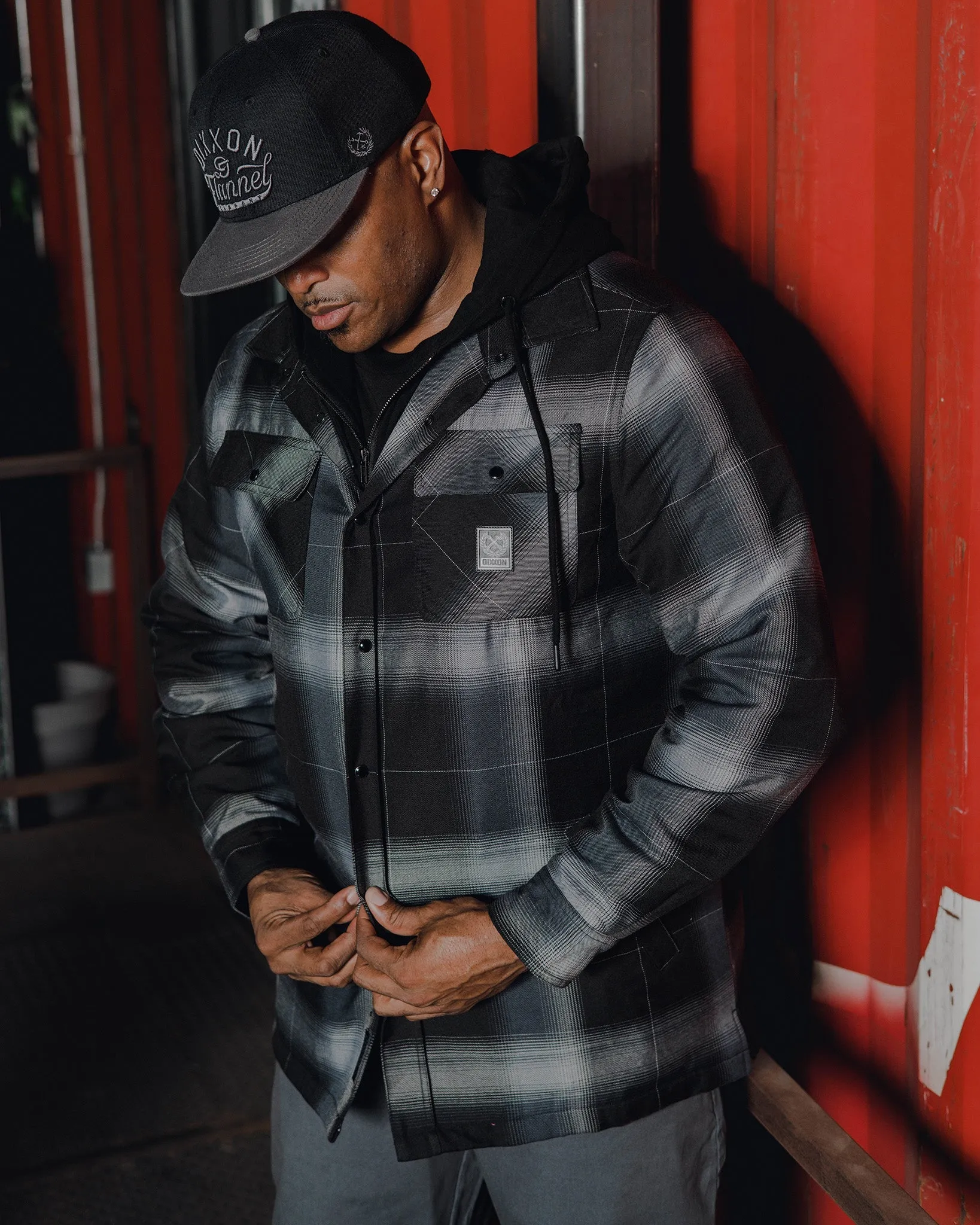 Destroyer Hooded Flannel Jacket sold by Dixxon product image thumbnail 3