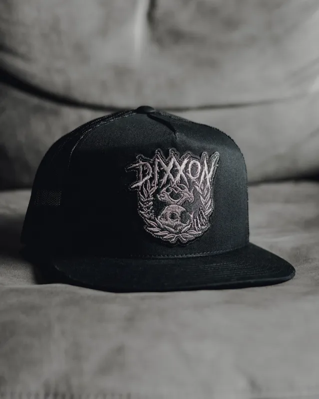Lurk Flat Bill Trucker Snapback - Gray sold by Dixxon