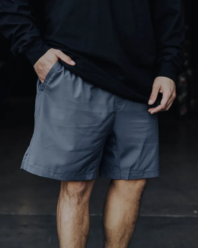 7" Gym Shorts - Charcoal sold by Dixxon