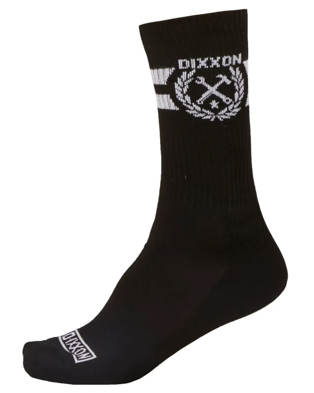 Stay Humble Premium Crew Socks - Black & White sold by Dixxon
