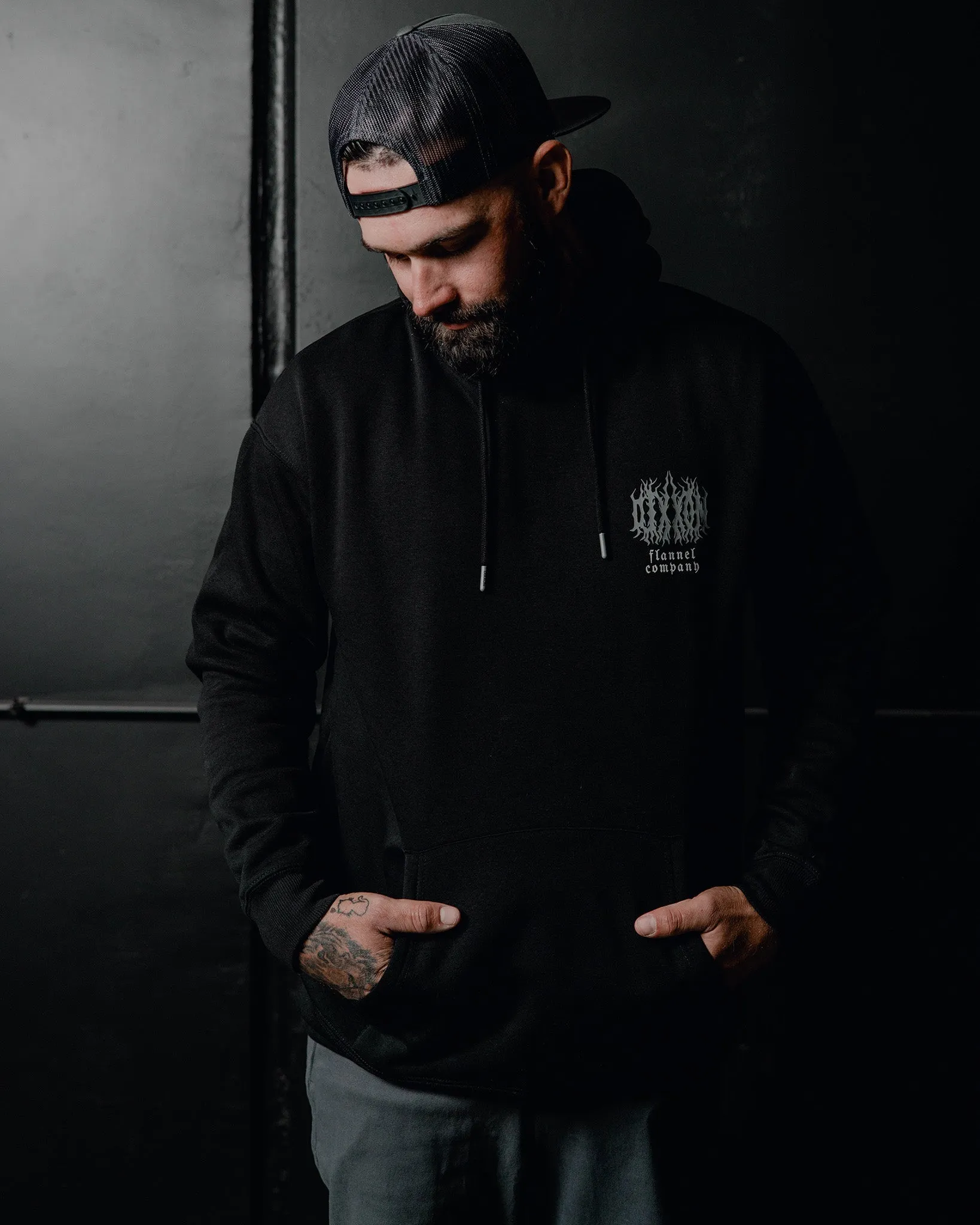 Norse Pullover Hoodie - Black sold by Dixxon product image thumbnail 3