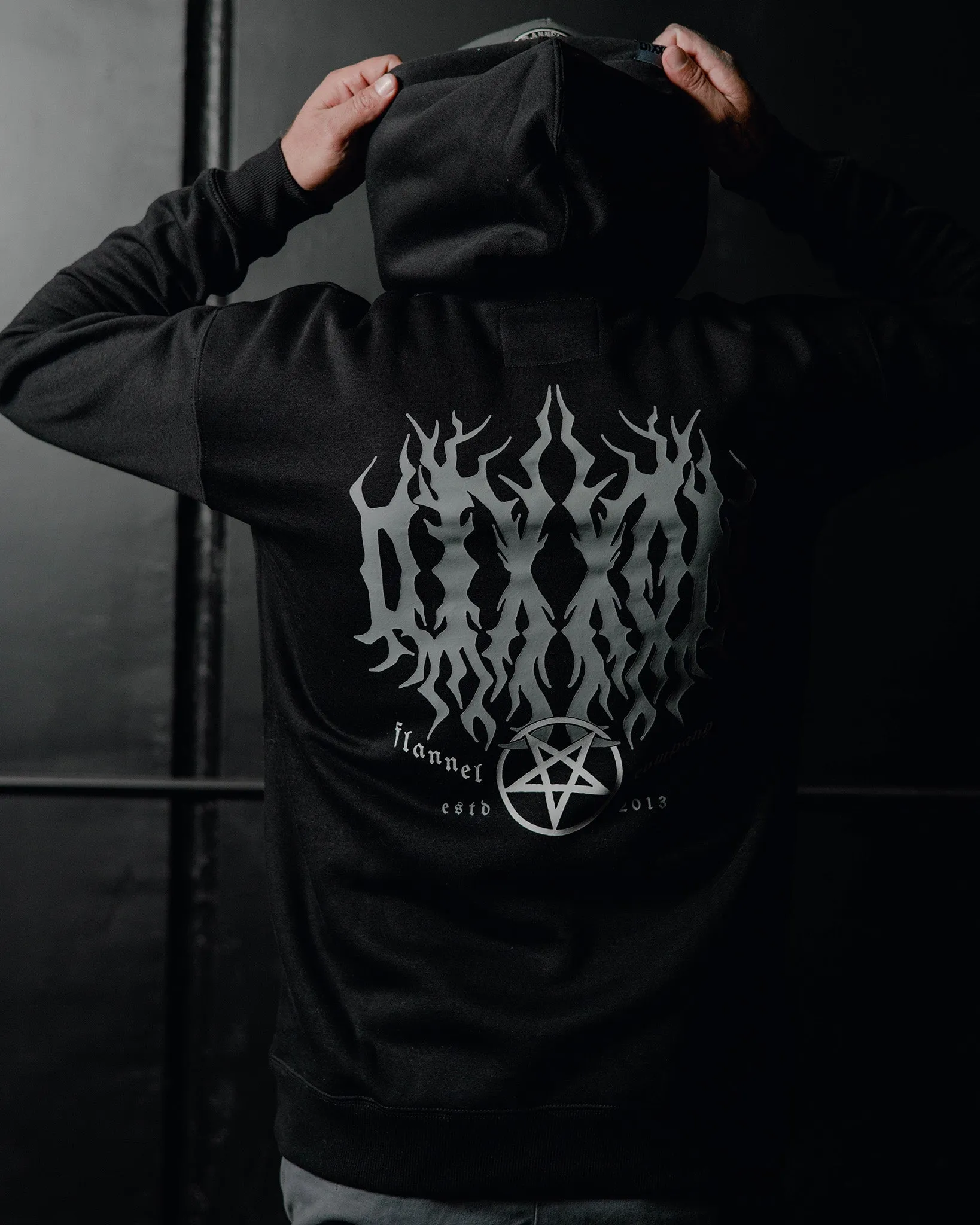 Norse Pullover Hoodie - Black sold by Dixxon