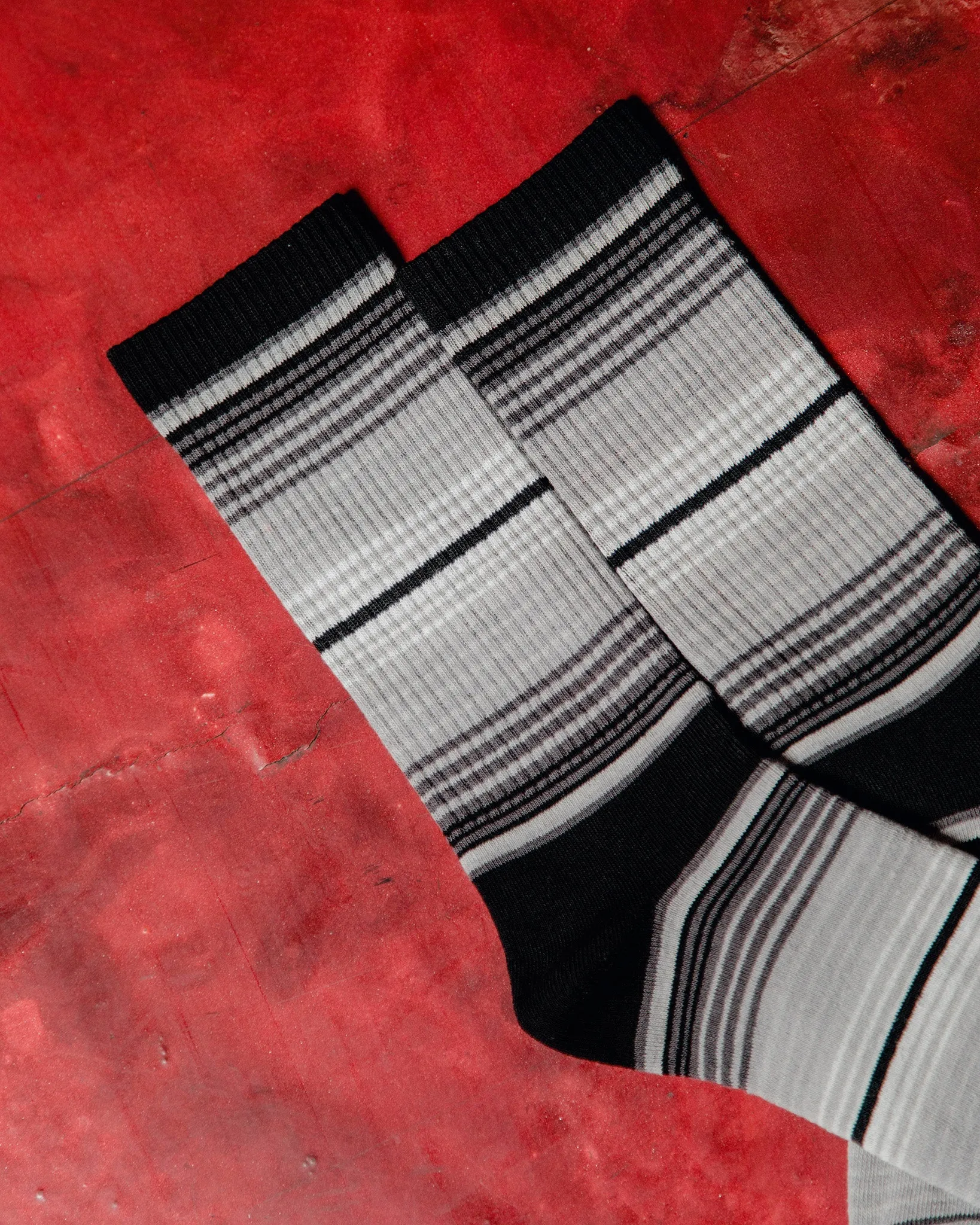 Serape Premium Crew Socks - Black & Gray sold by Dixxon product image thumbnail 2
