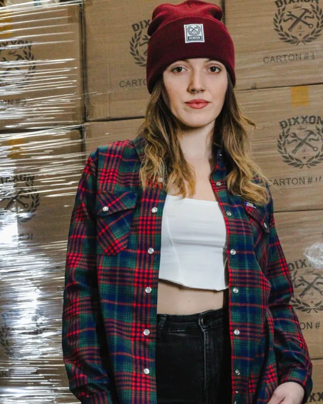 Women's 2024 Red Green Flannel sold by Dixxon