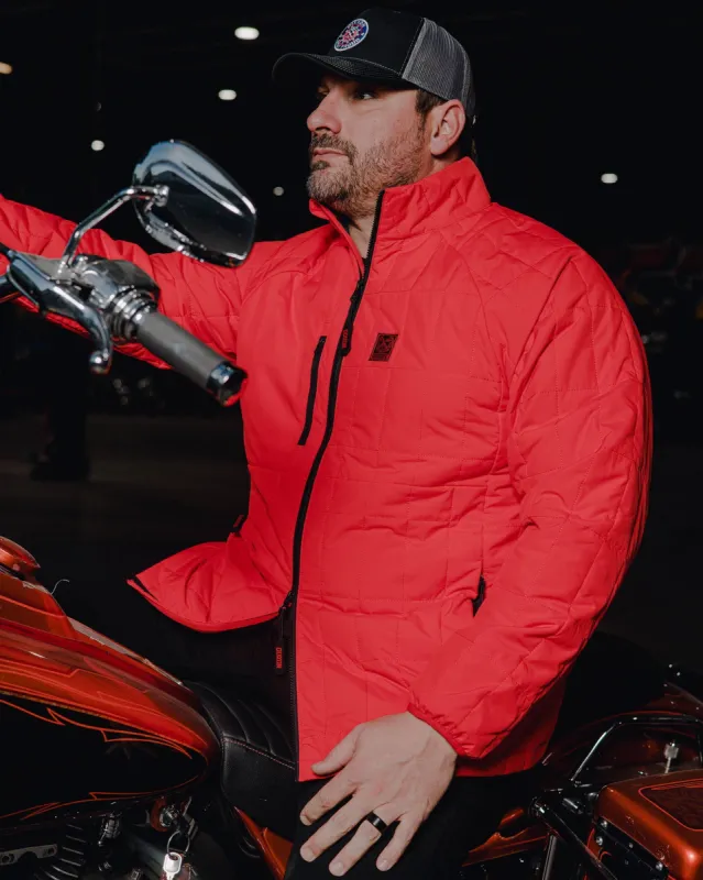 Nomad Puffer Jacket - Red sold by Dixxon