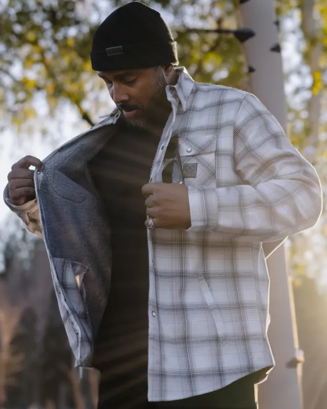 Aspen Sherpa Lined Flannel Jacket made by Dixxon