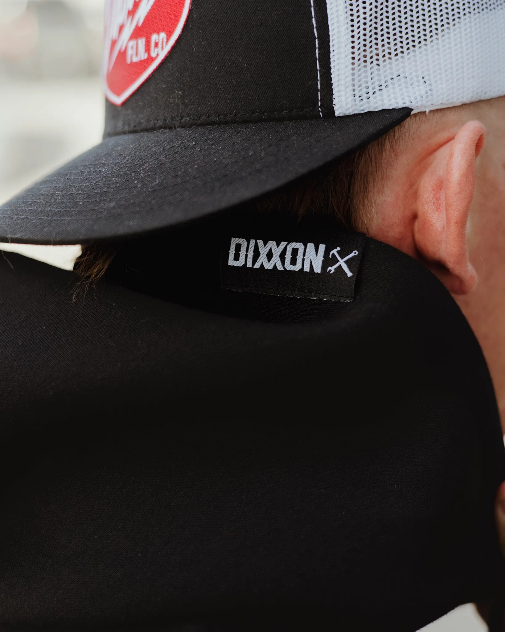 Red & Blue Quality Goods Zip Up Hoodie - Black sold by Dixxon product image thumbnail 3