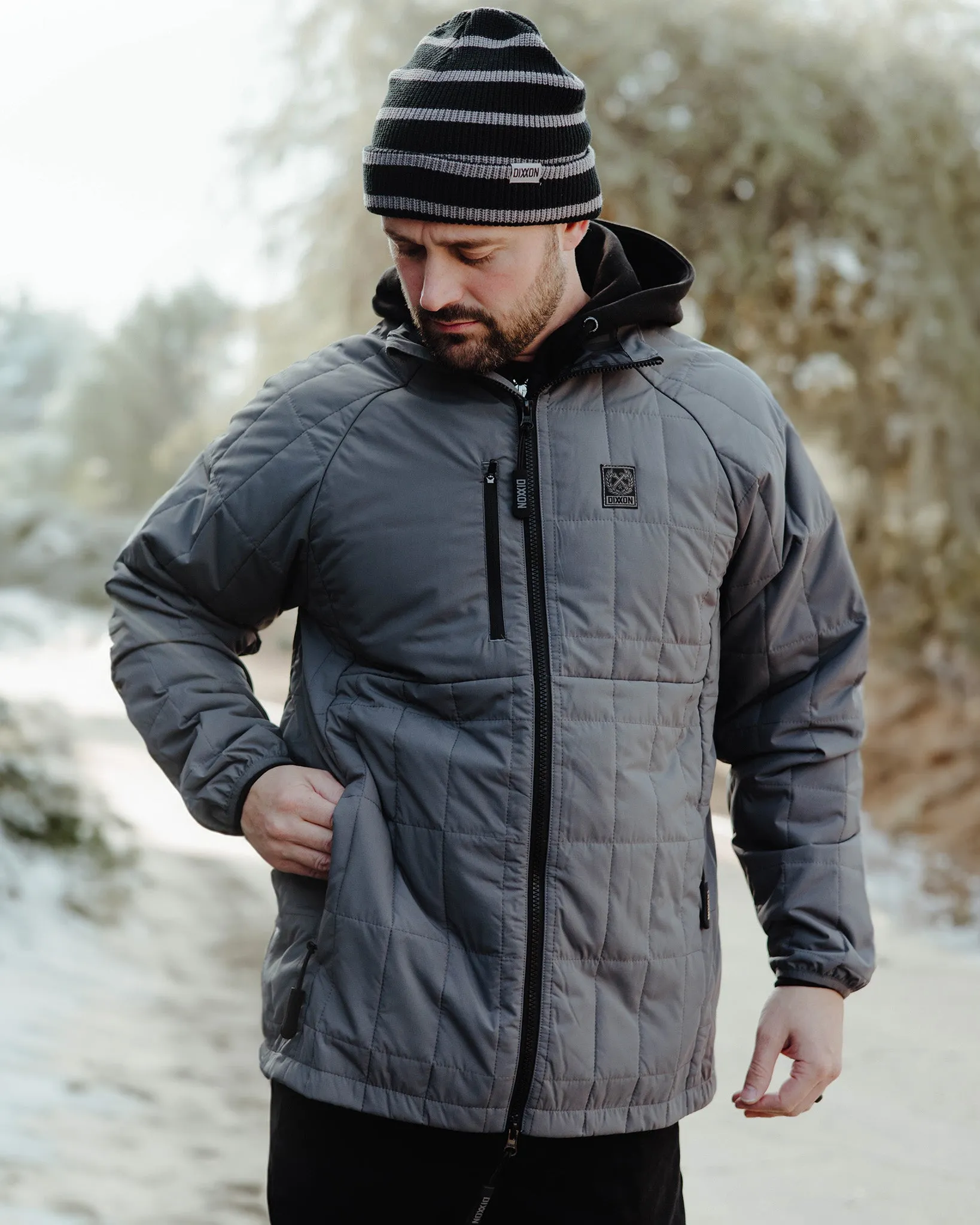 Nomad Puffer Jacket - Gray sold by Dixxon