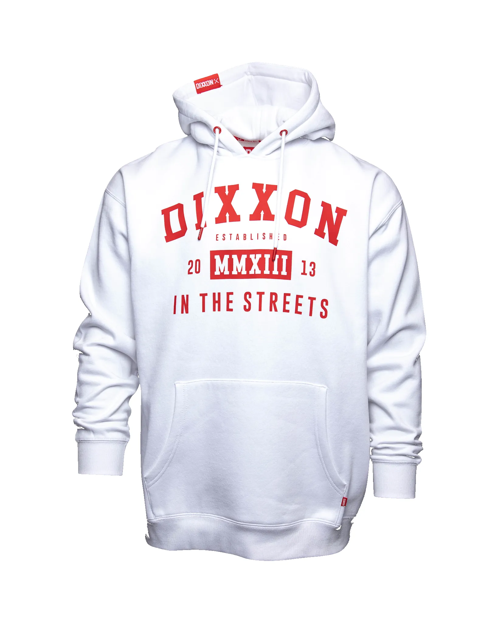 Red In The Streets Pullover Hoodie - White sold by Dixxon product image thumbnail 2