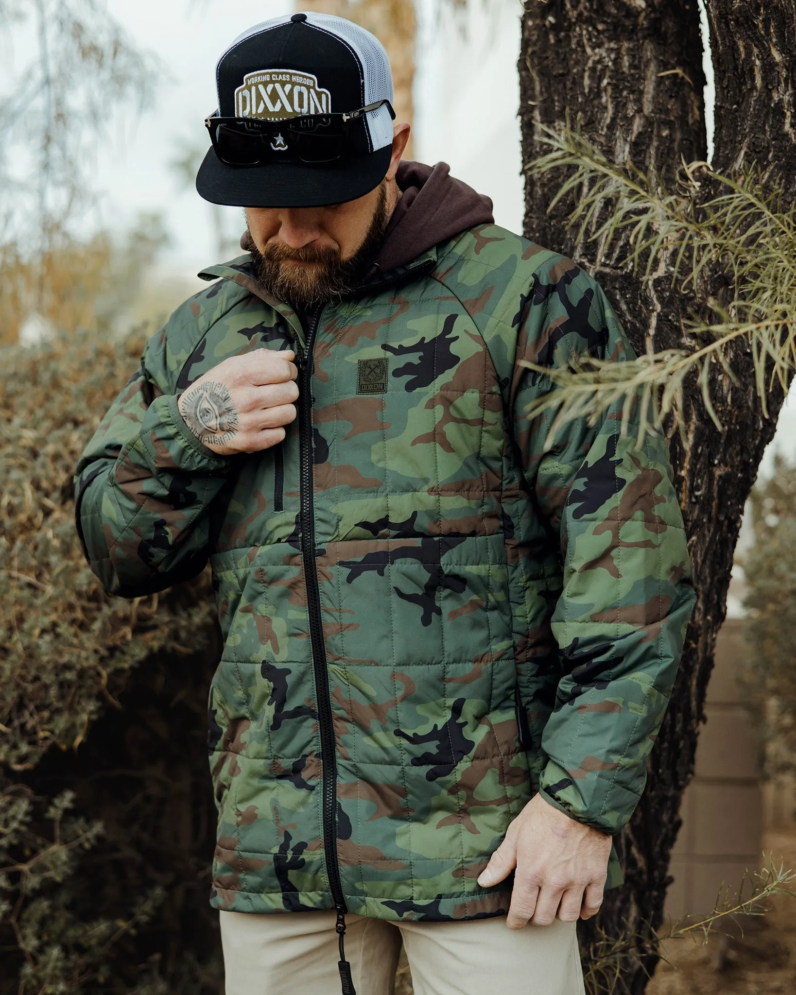 Nomad Puffer Jacket - Camo sold by Dixxon